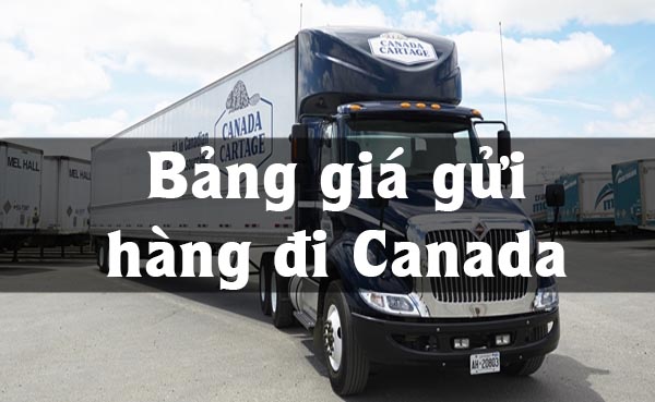Phí gửi đồ từ Việt Nam sang Canada tại Đồng Nai là bao nhiêu?